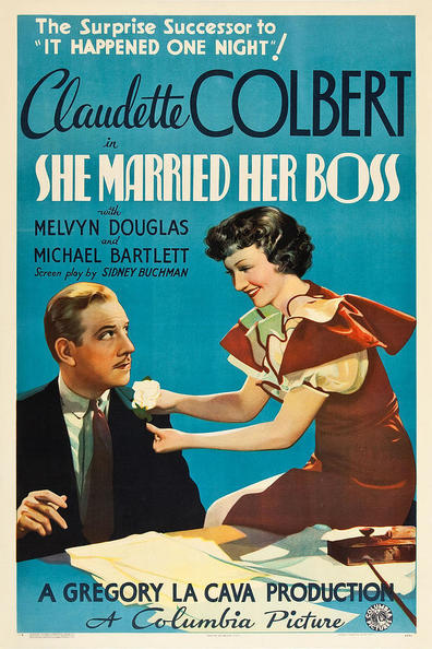 She Married Her Boss (1935) Gregory La Cava, Claudette Colbert, Melvyn Douglas, Michael Bartlett, Comedy