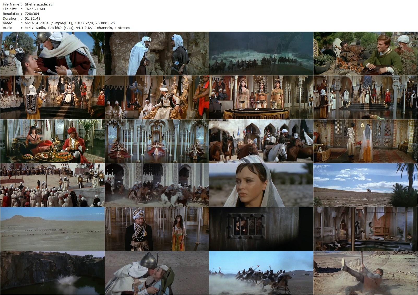 Scheherazade AKA Shéhérazade (1963) Pierre Gaspard-Huit, Anna Karina, Gérard Barray, Antonio Vilar-poster