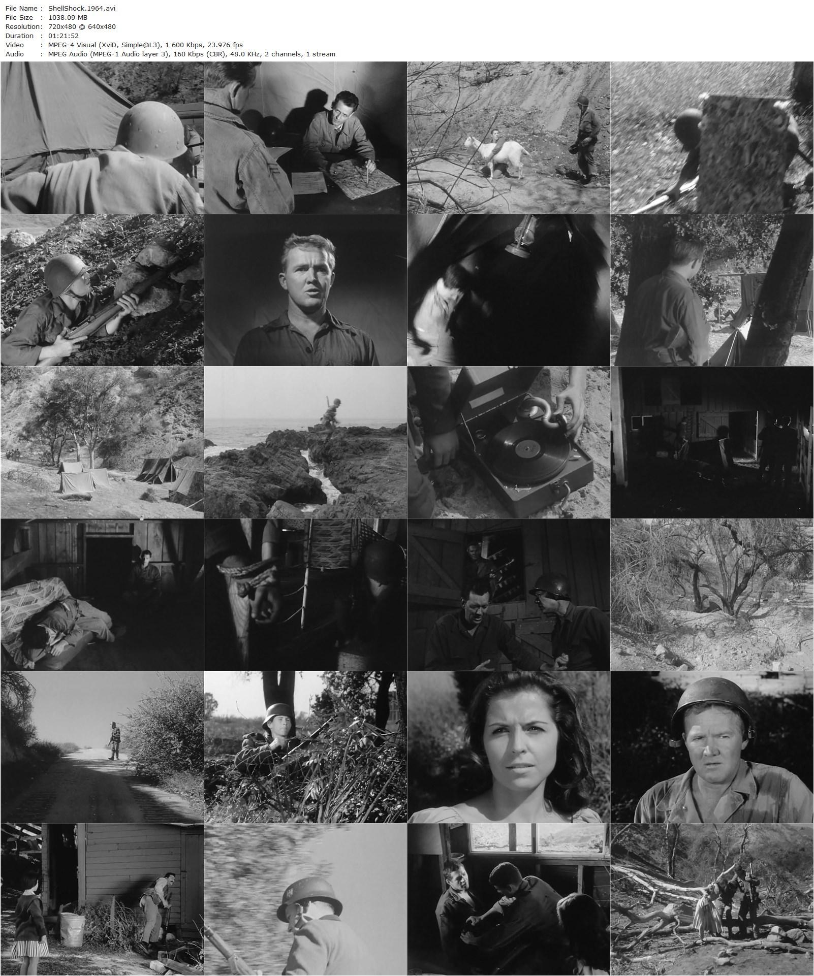 Shell Shock (1964) John Hayes, Beach Dickerson, Carl Crow, Frank Leo-poster