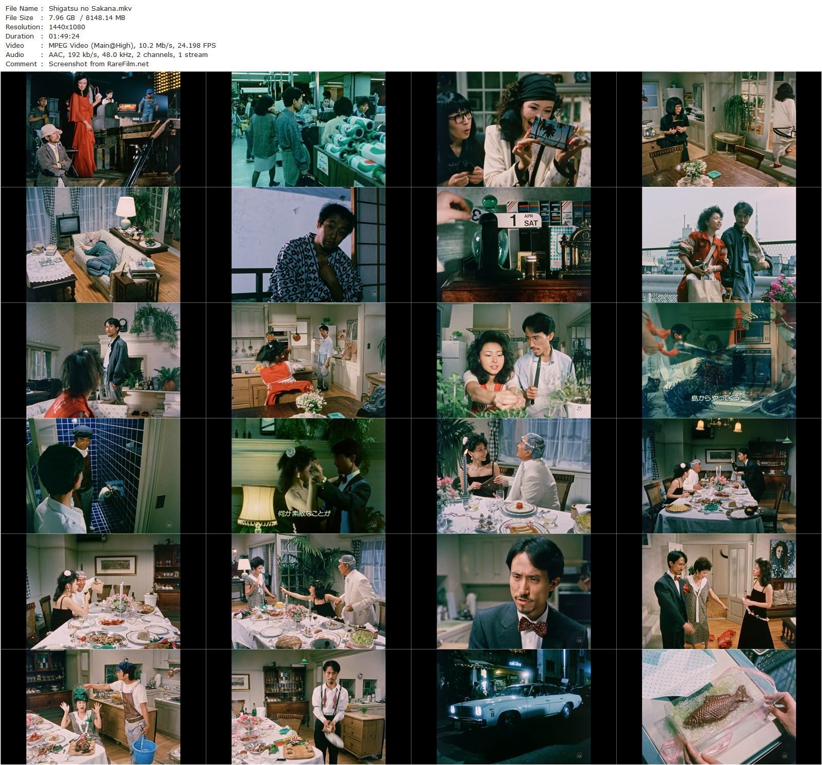 April Fish / Shigatsu no sakana (1986) Nobuhiko Ôbayashi, Miyoko Akaza, Nao Asuka, Wakaba Irie-poster