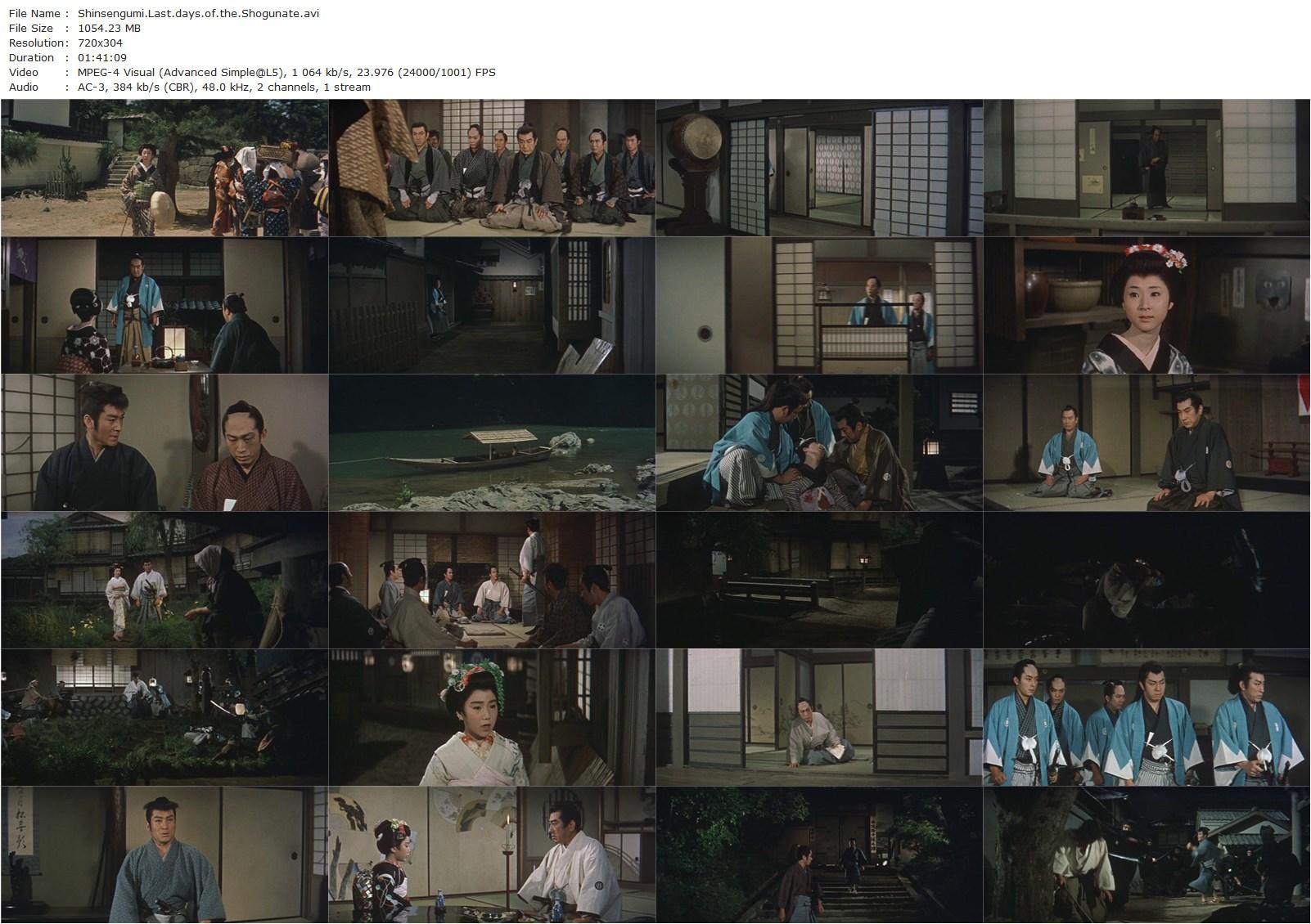 Shinsengumi Last Days of the Shogunate / Shoretsu shinsengumi – bakumatsu no doran (1960) Yasushi Sasaki, Chiezô Kataoka, Tomisaburô Wakayama, Yatarô Kurokawa-poster