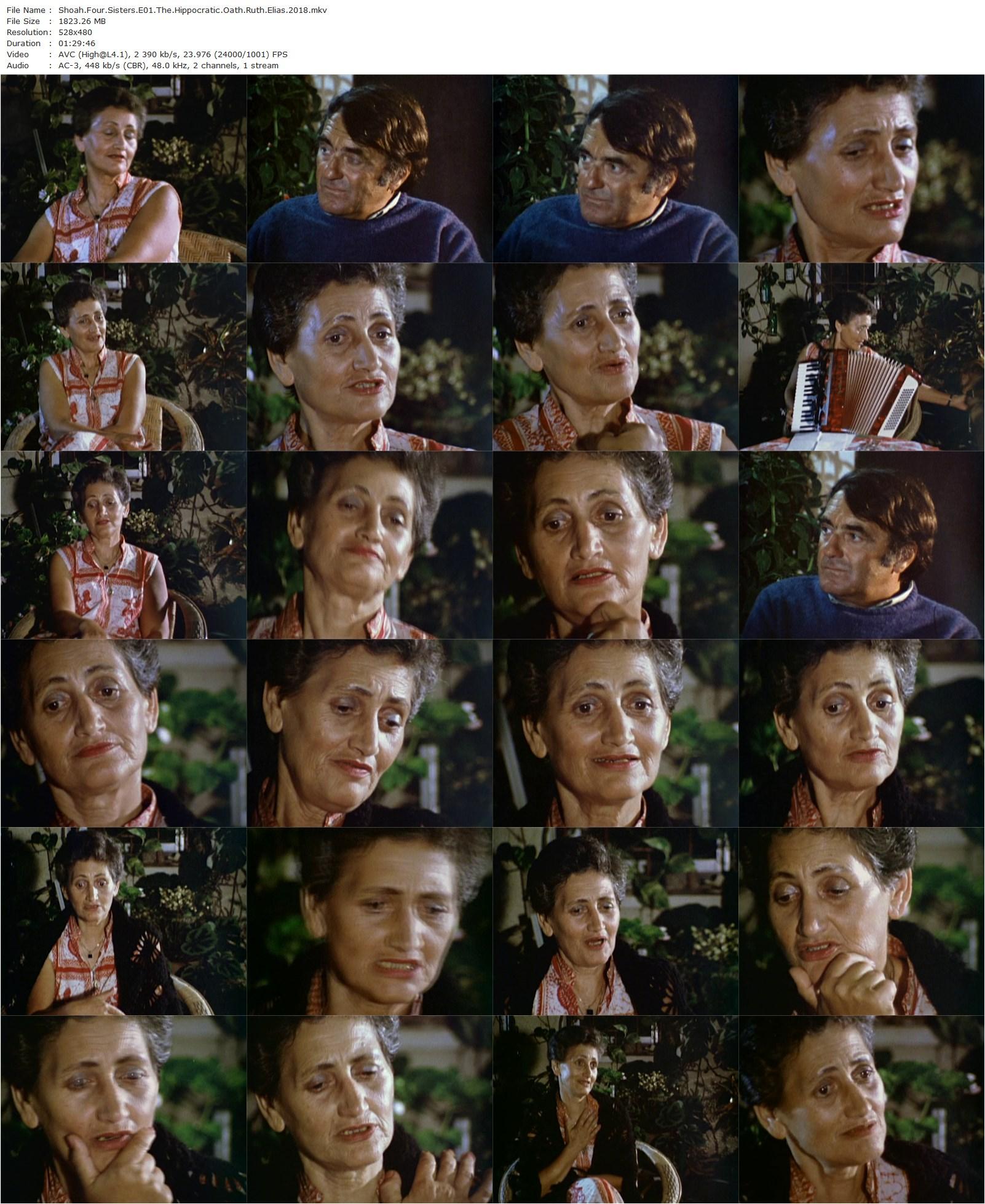 Shoah: Four Sisters / Les quatre soeurs (2018) Claude Lanzmann, Paula Biren, Ruth Elias-poster