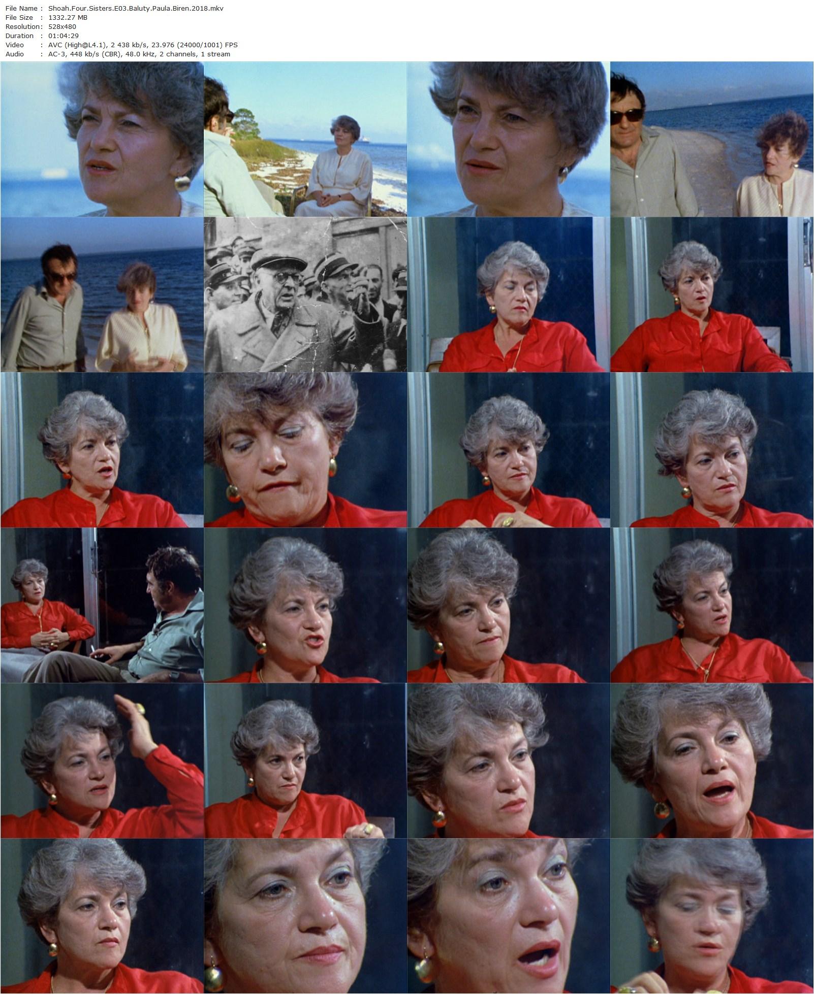 Shoah: Four Sisters / Les quatre soeurs (2018) Claude Lanzmann, Paula Biren, Ruth Elias-poster