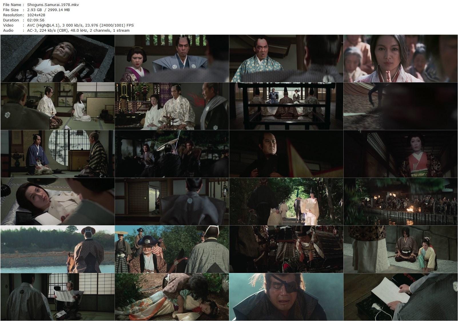 Shogun’s Samurai AKA Yagyû ichizoku no inbô (1978) Kinji Fukasaku, Kinnosuke Nakamura, Shin’ichi Chiba, Hiroki Matsukata-poster