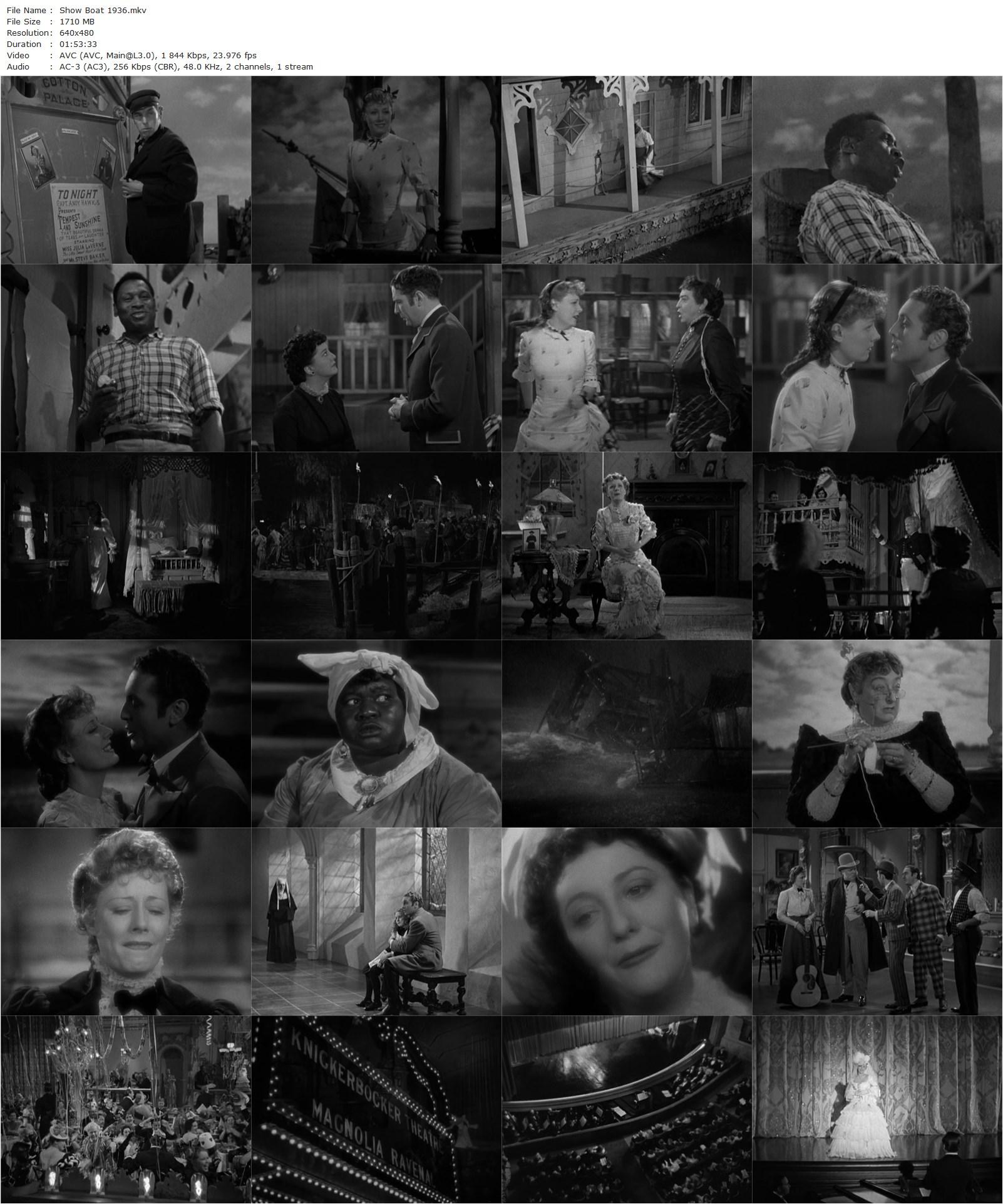 Show Boat (1936) James Whale, Irene Dunne, Allan Jones, Charles Winninger-poster