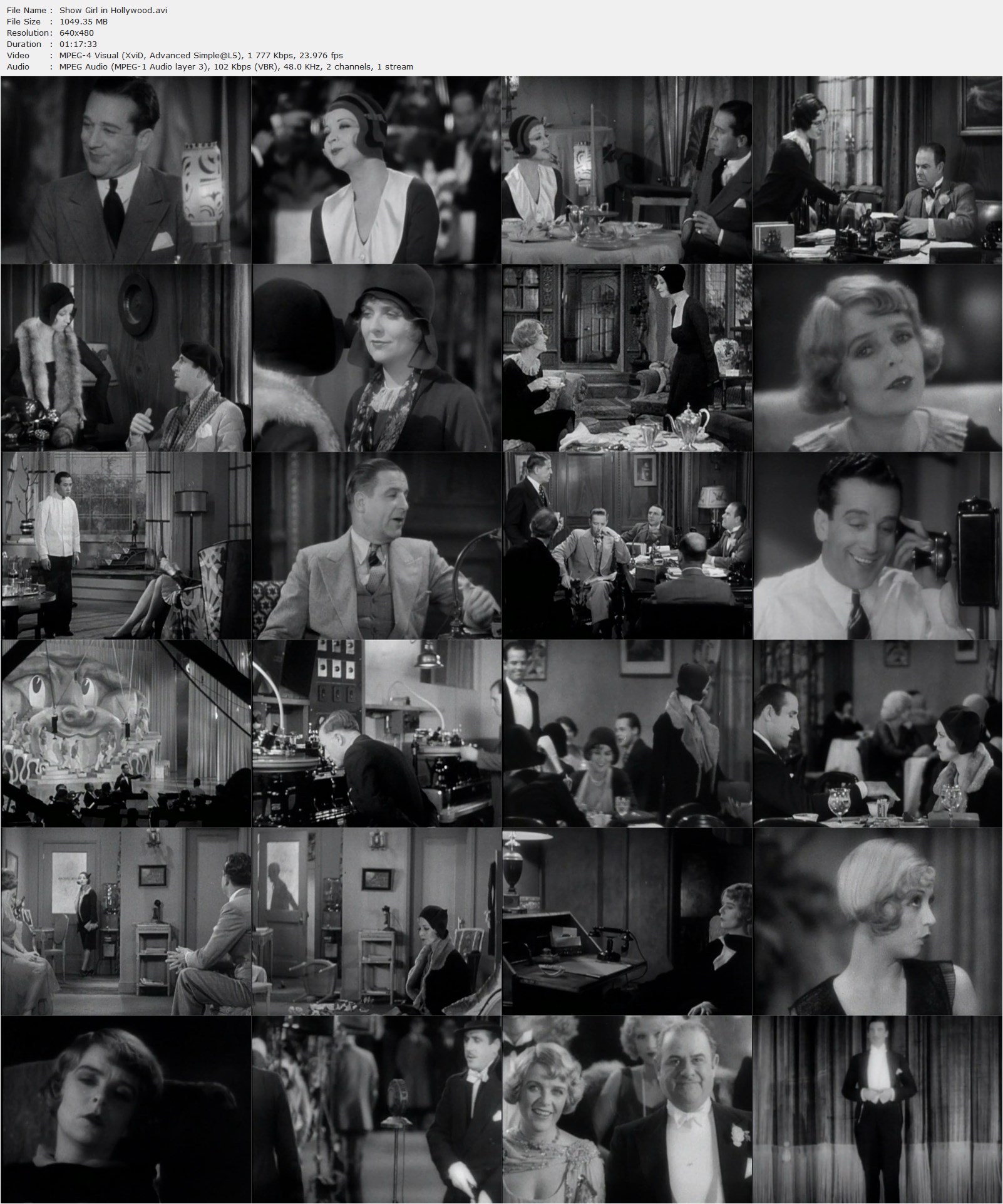 Show Girl in Hollywood (1930) Mervyn LeRoy, Alice White, Jack Mulhall, Blanche Sweet, Comedy, Musical, Drama-poster