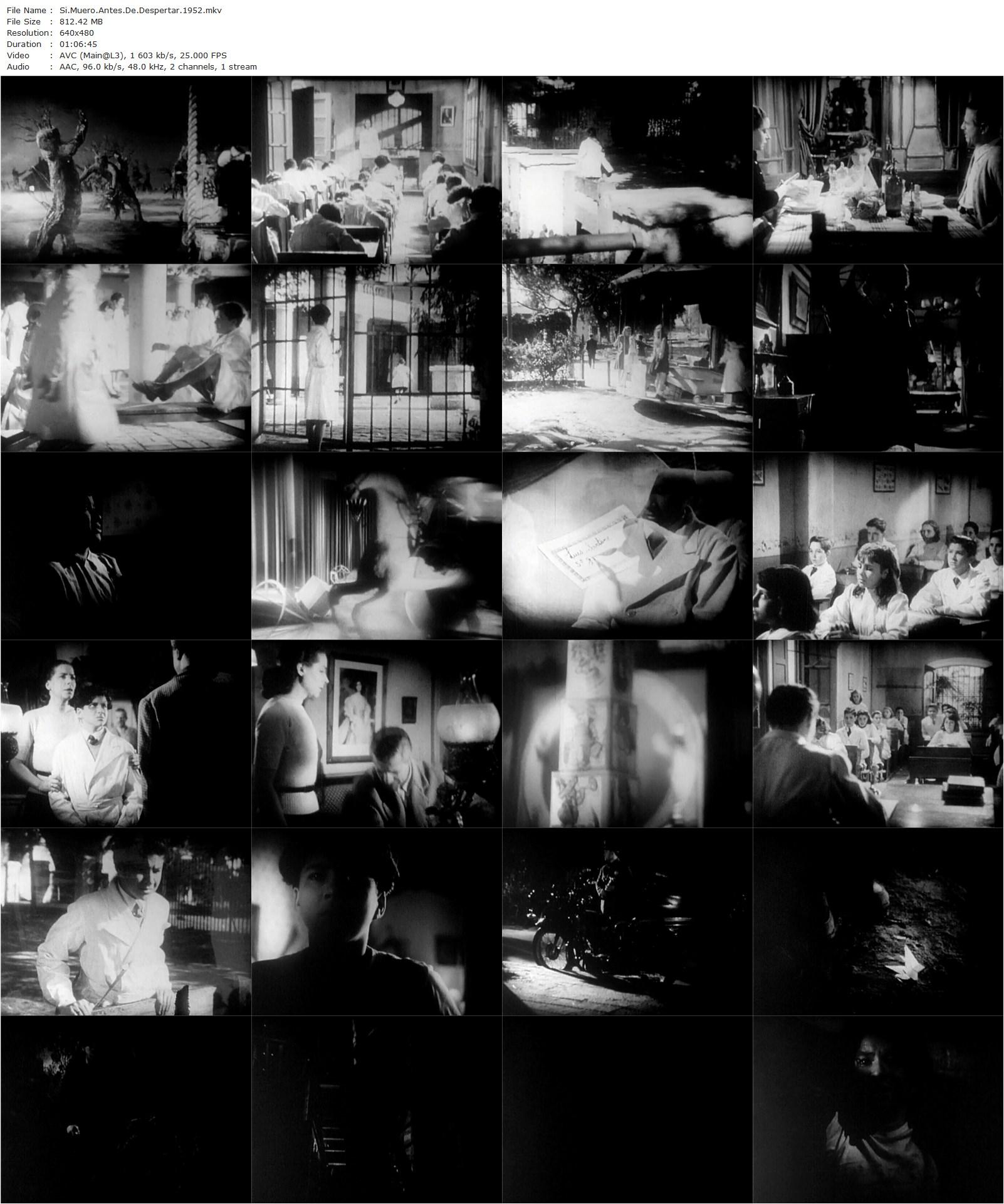 Si muero antes de despertar AKA If I Should Die Before I Wake (1952) Carlos Hugo Christensen, Néstor Zavarce, Blanca del Prado, Floren Delbene-poster