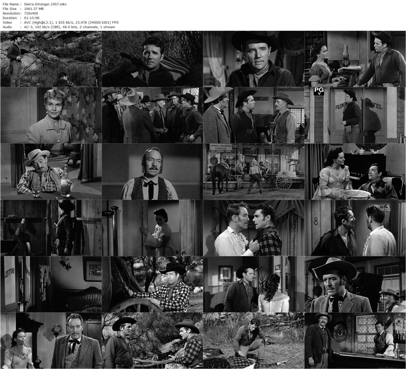 Sierra Stranger (1957) Lee Sholem, Howard Duff, Gloria McGehee, Dick Foran-poster