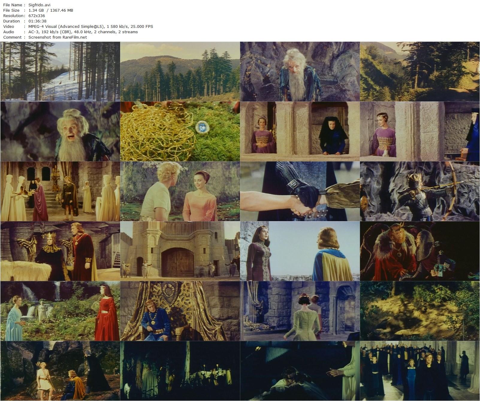 The Dragon’s Blood / Sigfrido (1957) Giacomo Gentilomo, Sebastian Fischer, Ilaria Occhini, Rolf Tasna-poster