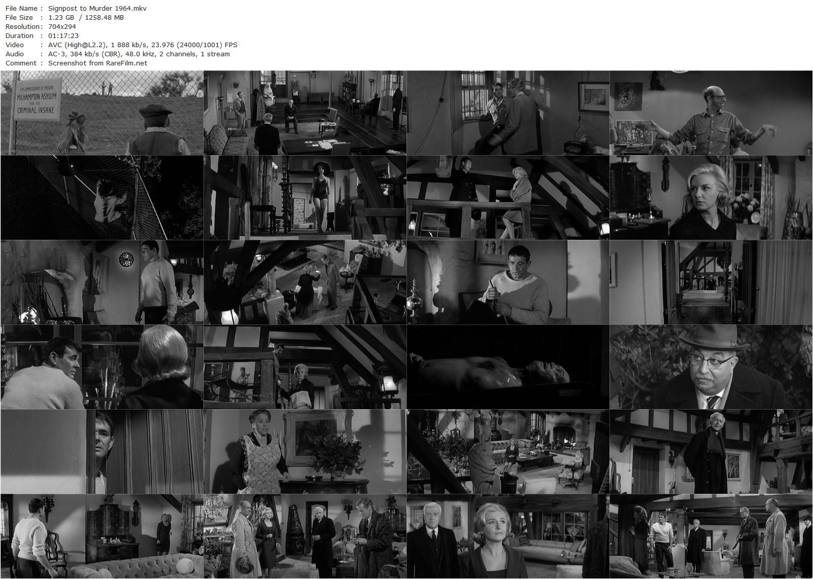 Signpost to Murder (1964) George Englund, Joanne Woodward, Stuart Whitman, Edward Mulhare-poster