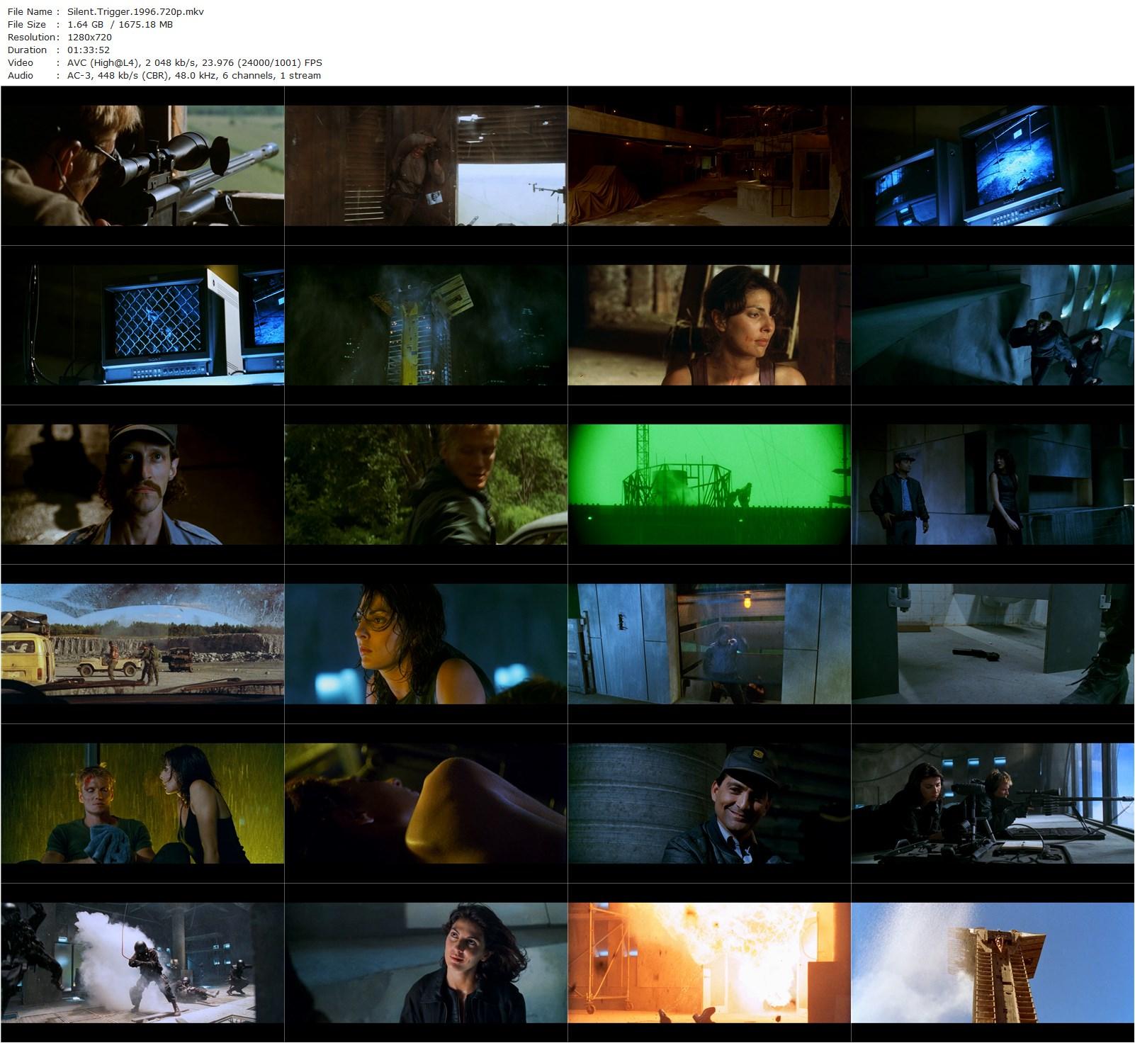 Silent Trigger (1996) Russell Mulcahy, Dolph Lundgren, Gina Bellman, Conrad Dunn-poster