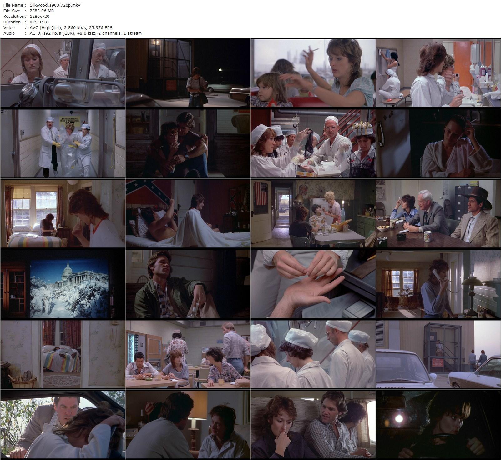 Silkwood (1983) Mike Nichols, Meryl Streep, Kurt Russell, Cher-poster