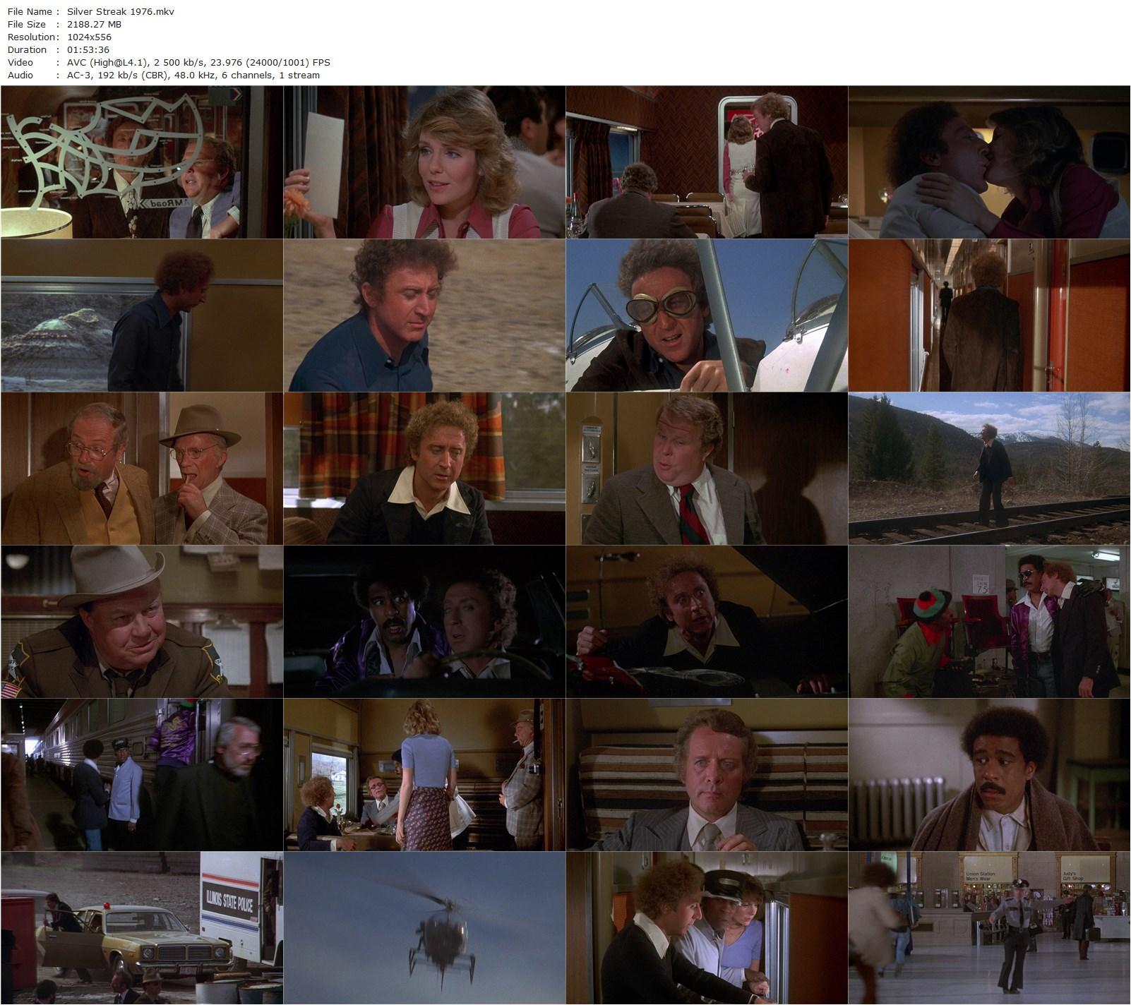 Silver Streak (1976) Arthur Hiller, Gene Wilder, Richard Pryor, Jill Clayburgh-poster