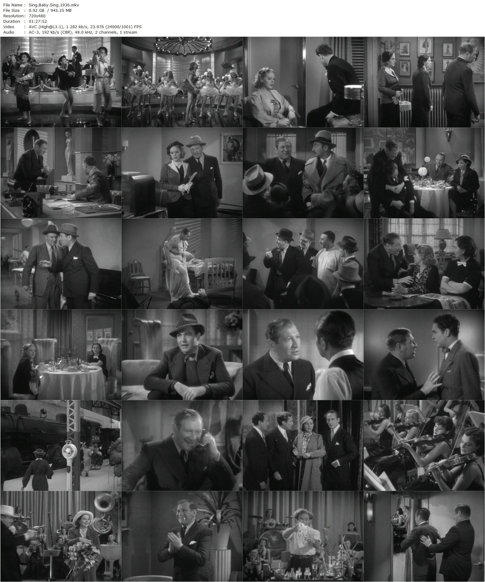 Sing, Baby, Sing (1936) Sidney Lanfield, Alice Faye, Adolphe Menjou, Gregory Ratoff-poster