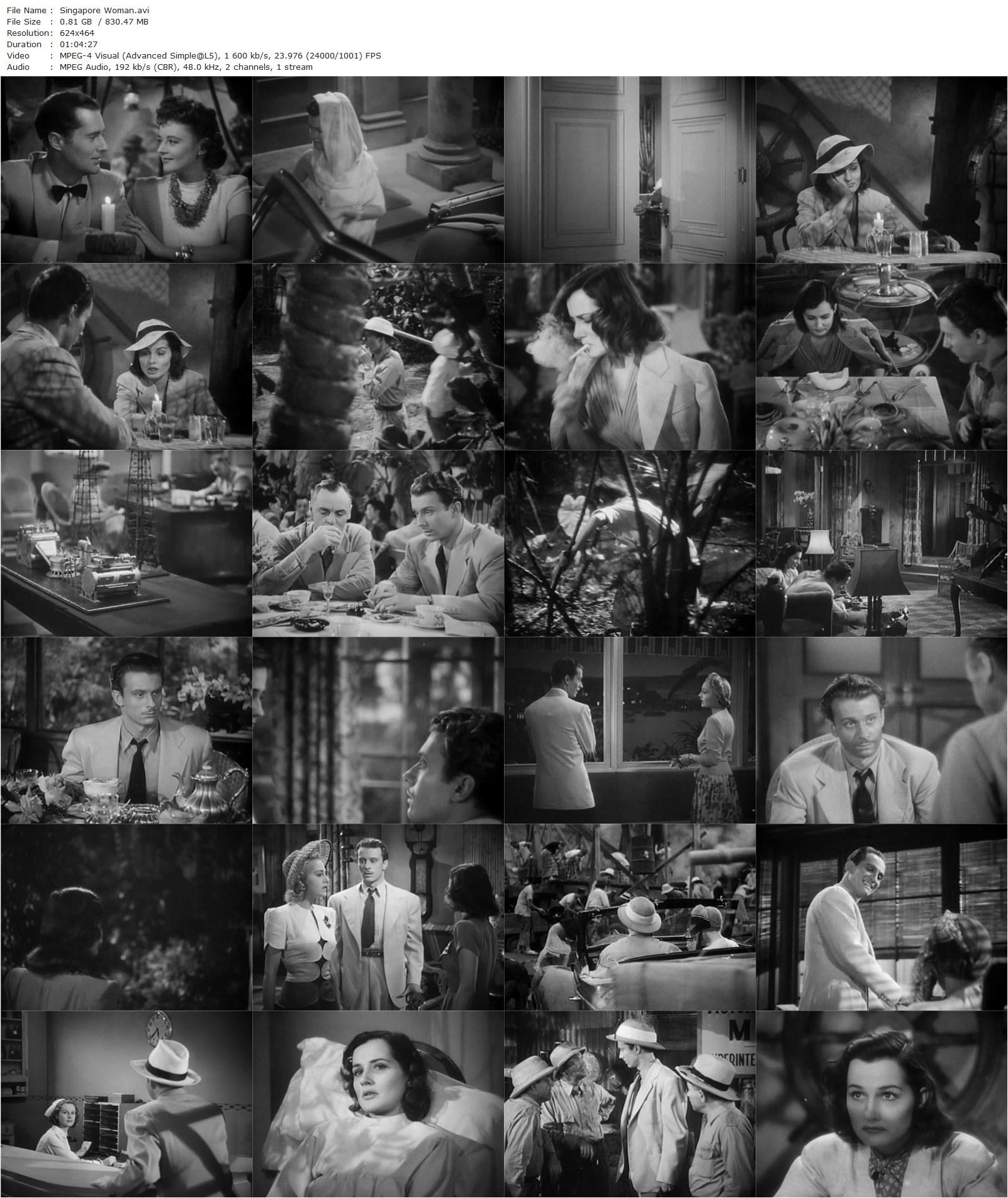 Singapore Woman (1941) Jean Negulesco, Brenda Marshall, David Bruce, Virginia Field-poster