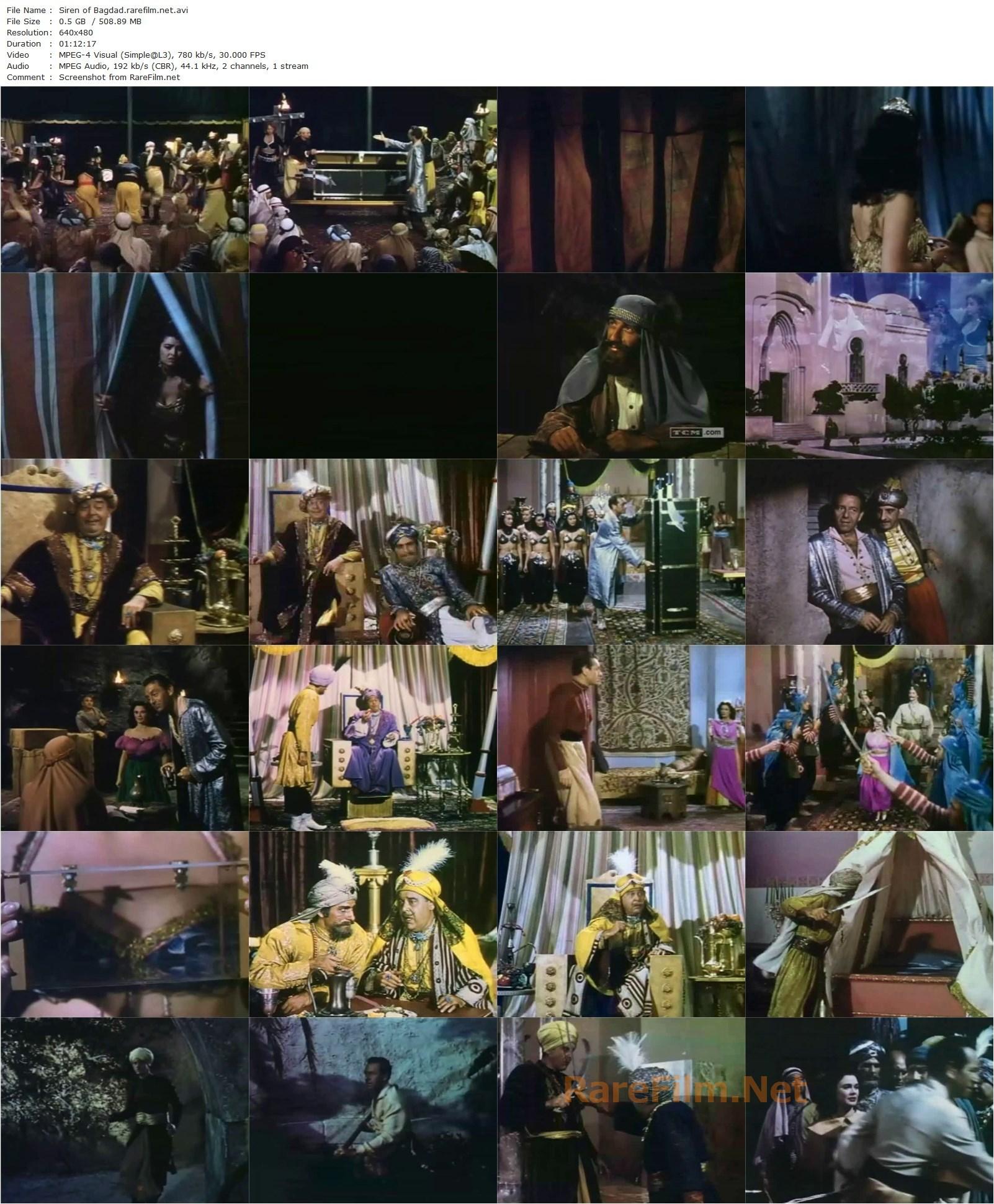 Siren of Bagdad (1953) Richard Quine, Paul Henreid, Patricia Medina, Hans Conried-poster