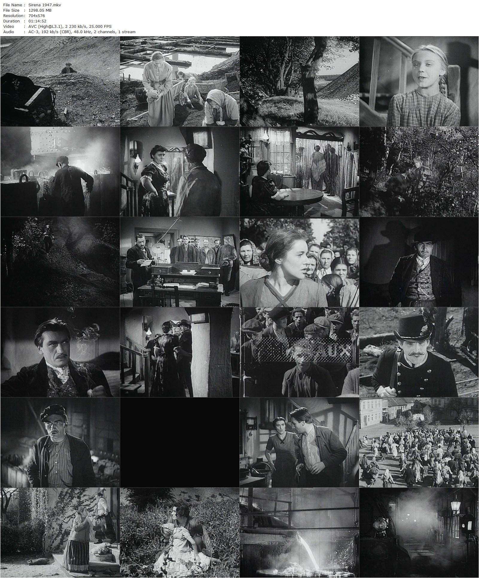 The Strike AKA Siréna (1947) Karel Steklý, Josef Bek, L. Bohác, Josef Dekoj-poster