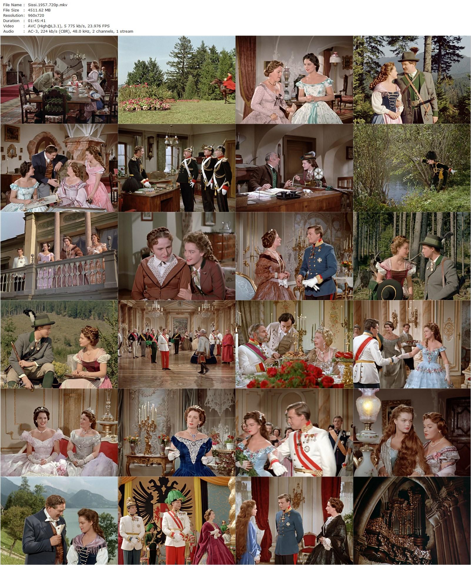 Sissi (1955) Ernst Marischka, Romy Schneider, Karlheinz Böhm, Magda Schneider-poster