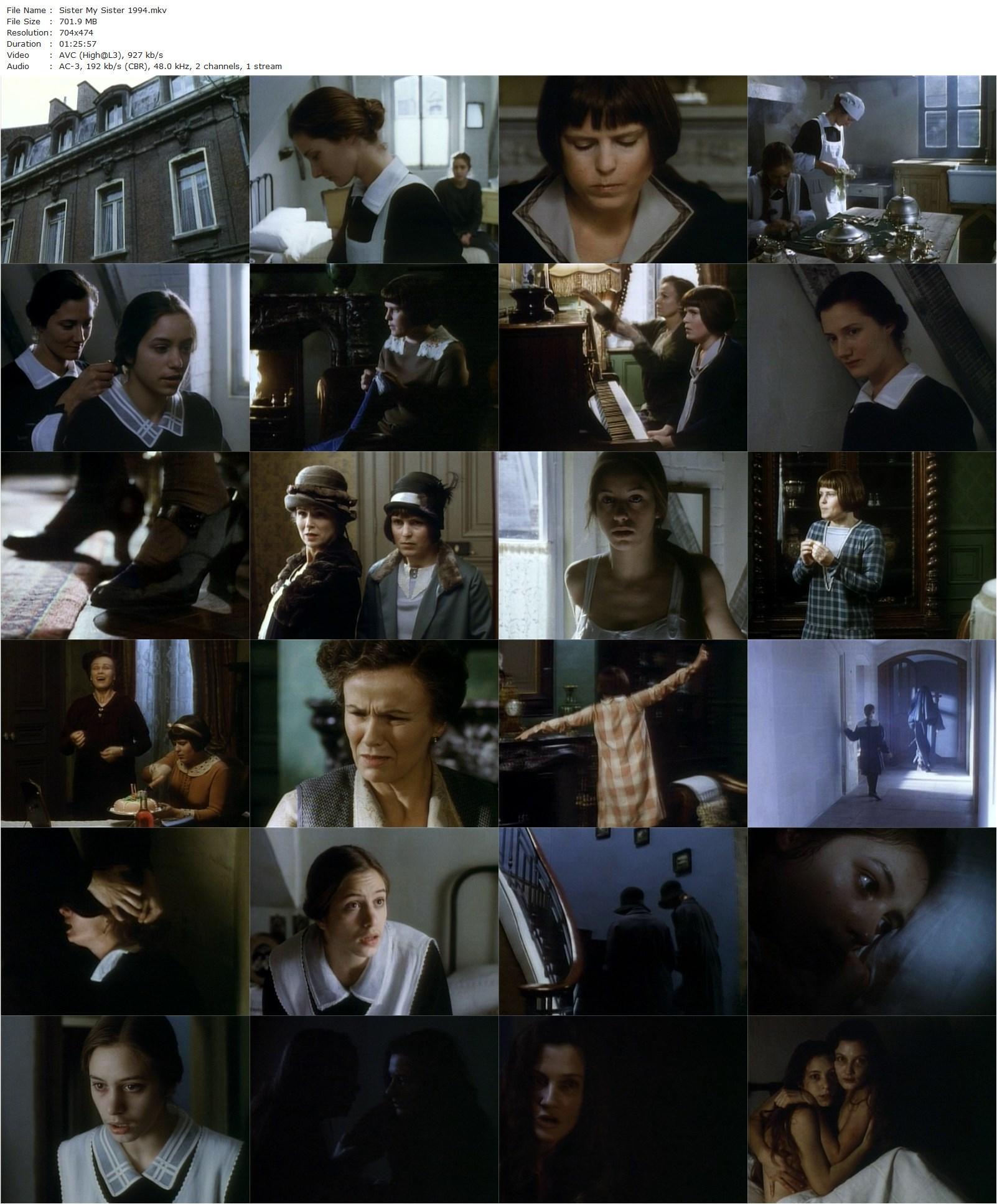 Sister My Sister (1994) Nancy Meckler, Julie Walters, Joely Richardson, Jodhi May-poster