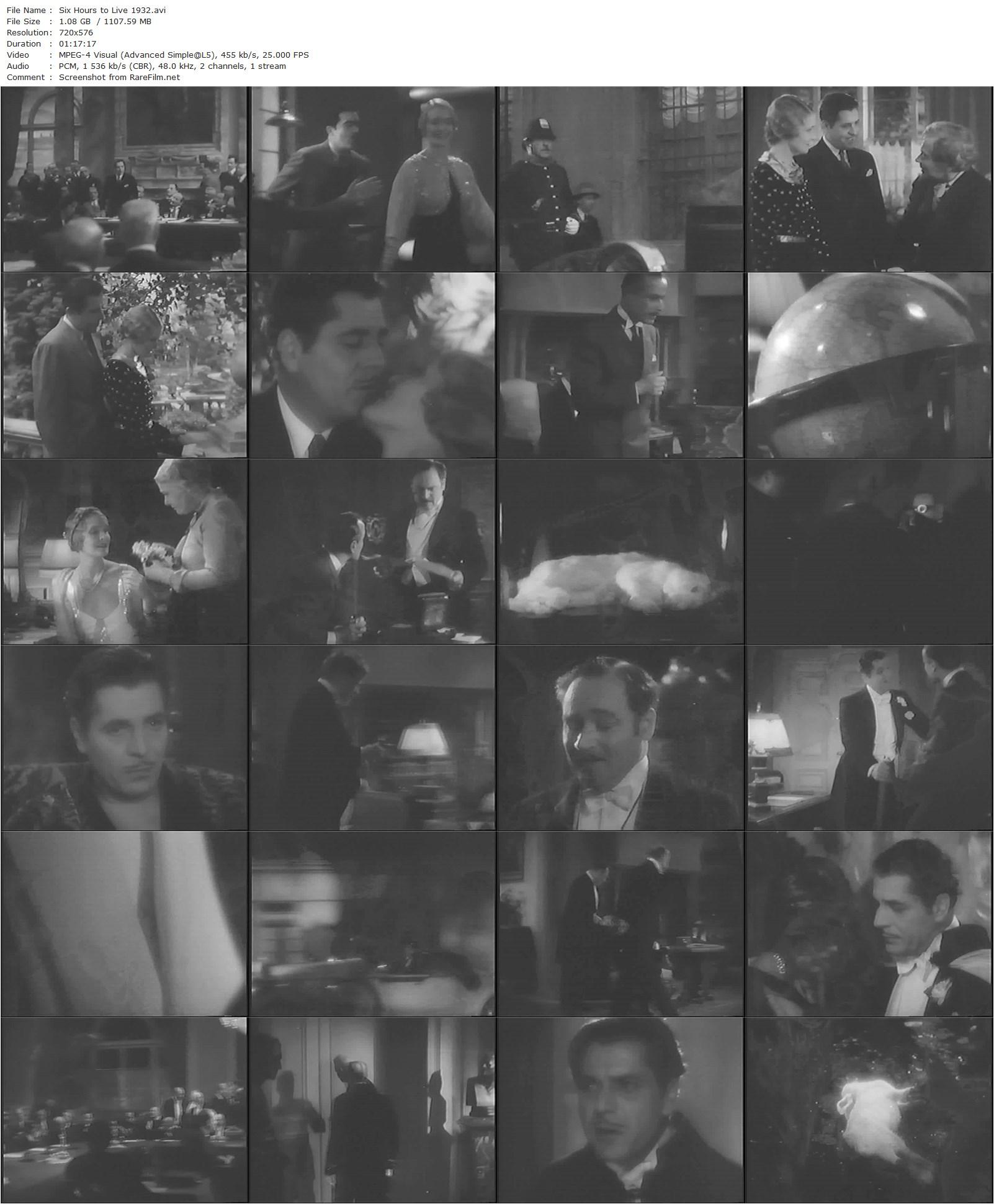 6 Hours to Live (1932) William Dieterle, Warner Baxter, Miriam Jordan, John Boles-poster