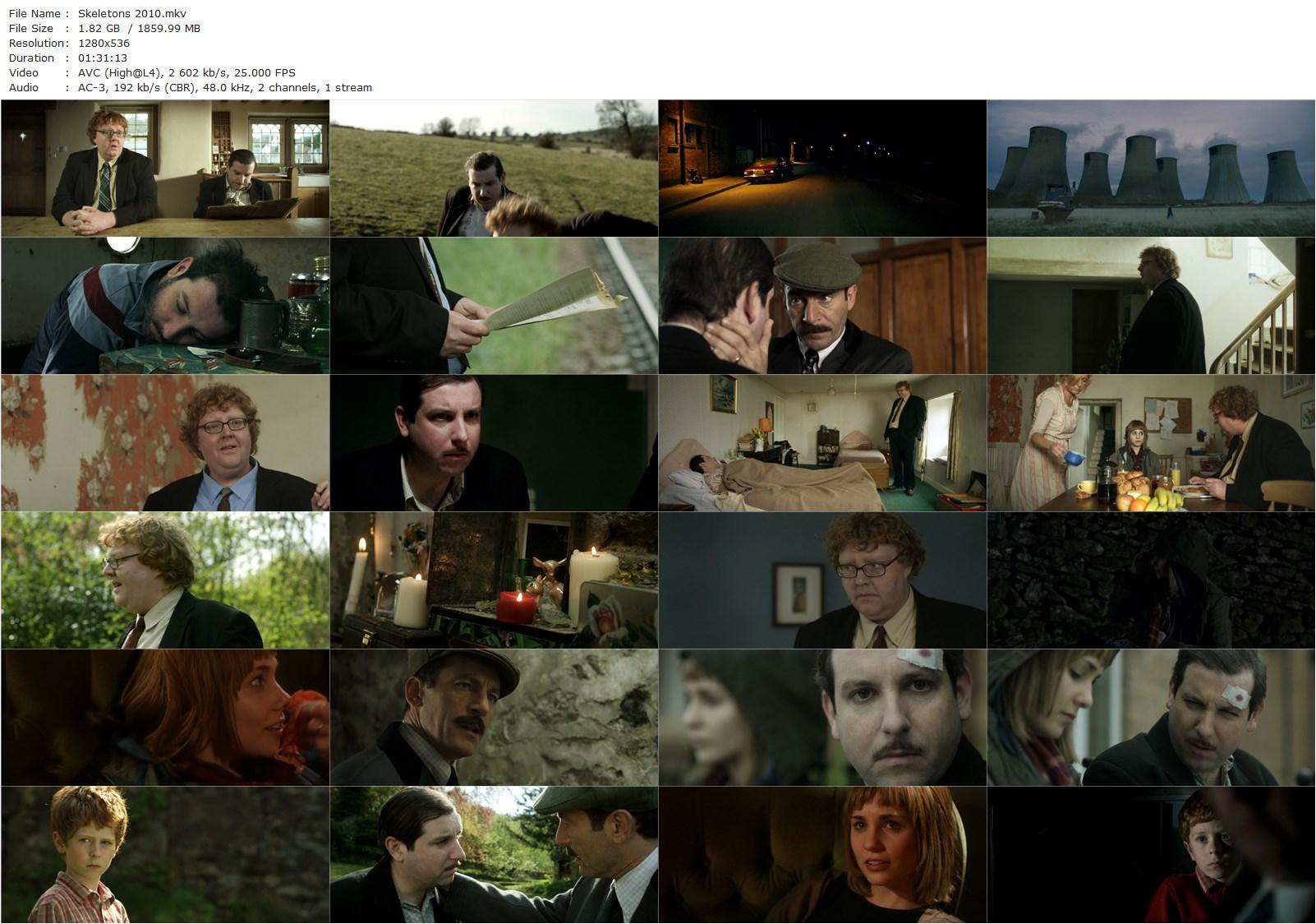 Skeletons (2010) Nick Whitfield, Ed Gaughan, Andrew Buckley, Tuppence Middleton-poster