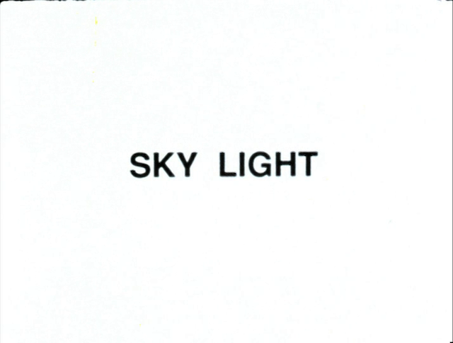 Sky Light (1988) by Chris Welsby