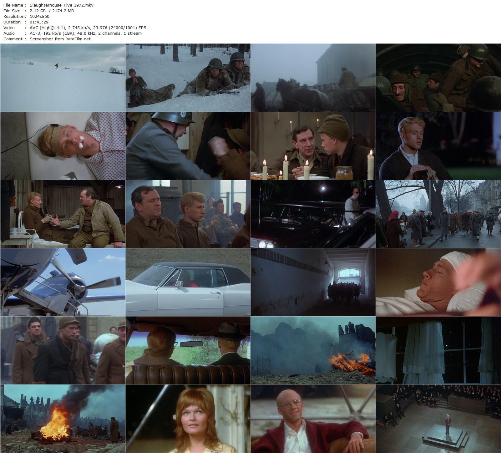 Slaughterhouse-Five (1972) George Roy Hill, Michael Sacks, Ron Leibman, Eugene Roche-poster