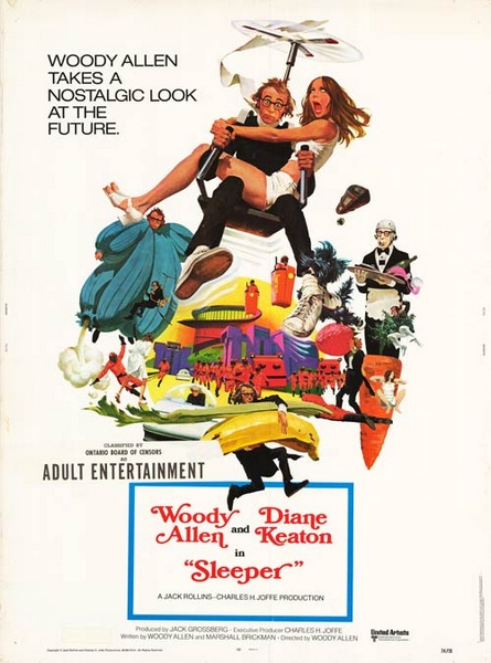 Sleeper (1973) Woody Allen, Diane Keaton, John Beck, Comedy, Sci-Fi