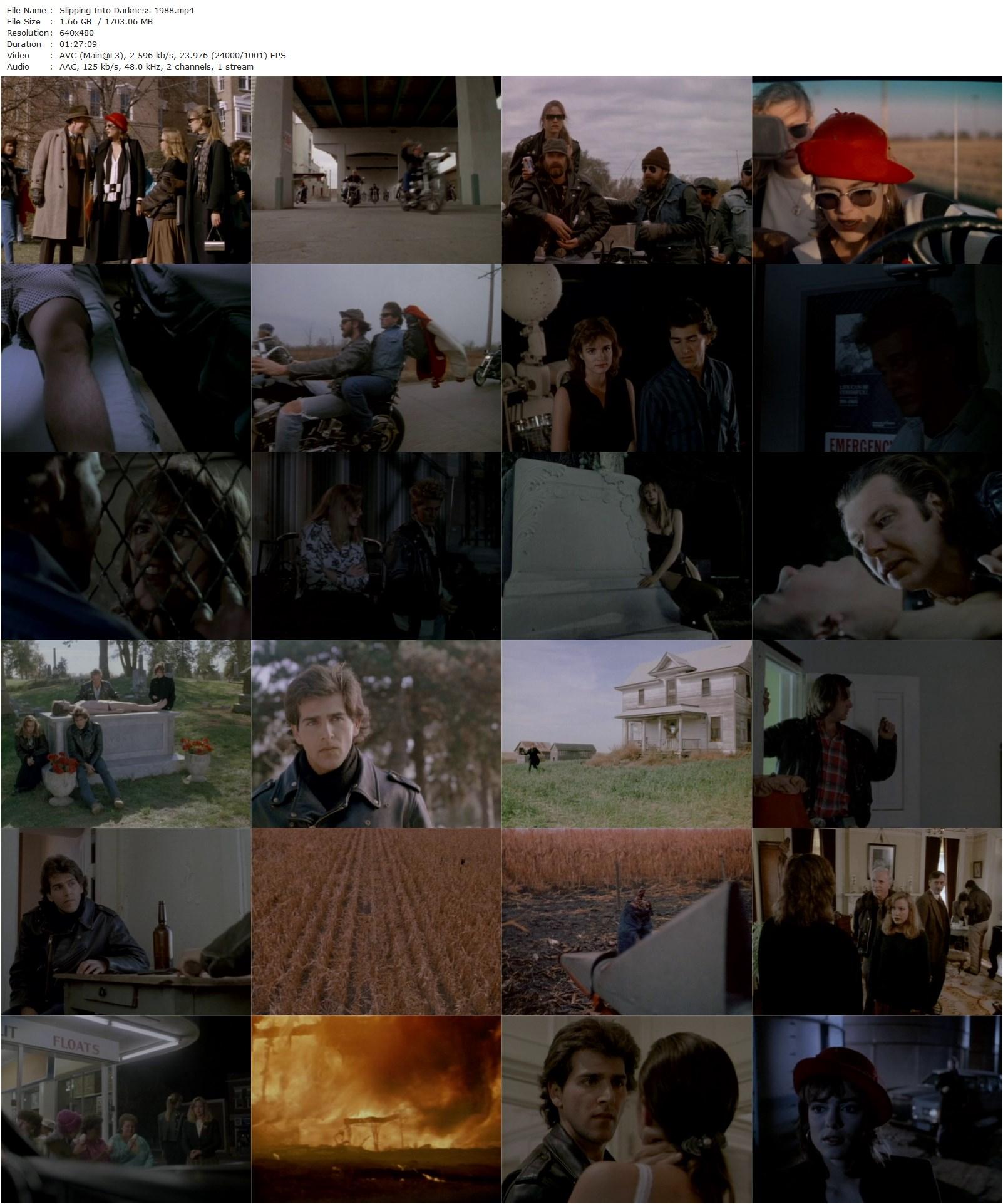 Slipping Into Darkness (1988) Eleanor Gaver, Michelle Johnson, John D’Aquino, Neill Barry-poster