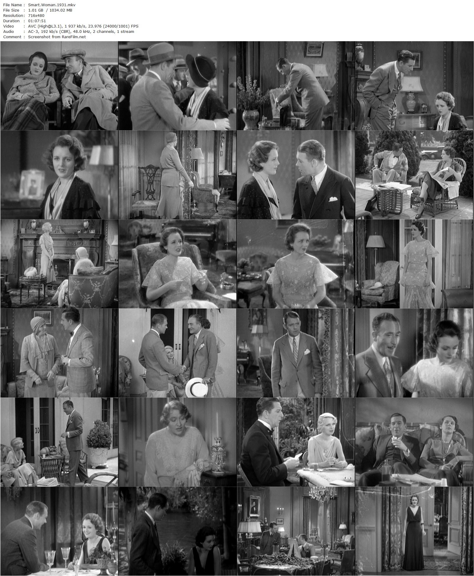 Smart Woman (1931) Gregory La Cava, Mary Astor, Robert Ames, John Halliday-poster