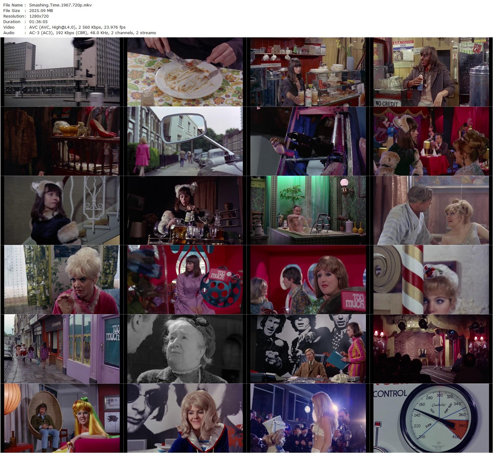 Smashing Time (1967) Desmond Davis, Rita Tushingham, Lynn Redgrave, Michael York-poster