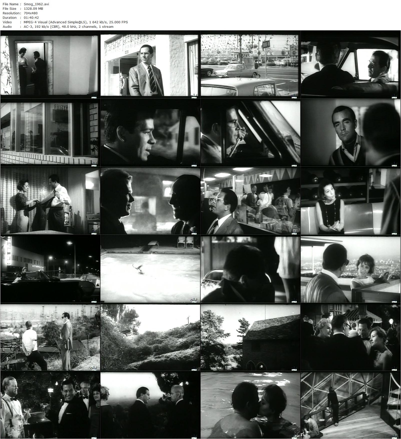 Smog (1962) Franco Rossi, Enrico Maria Salerno, Annie Girardot, Renato Salvatori-poster