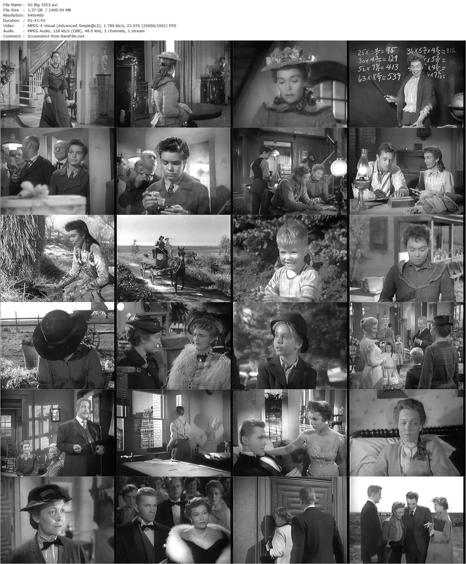 So Big (1953) Robert Wise, Jane Wyman, Sterling Hayden, Nancy Olson-poster