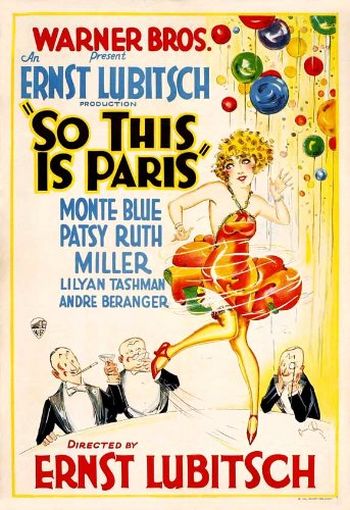 So This Is Paris (1926) Ernst Lubitsch, Monte Blue, Patsy Ruth Miller, Lilyan Tashman