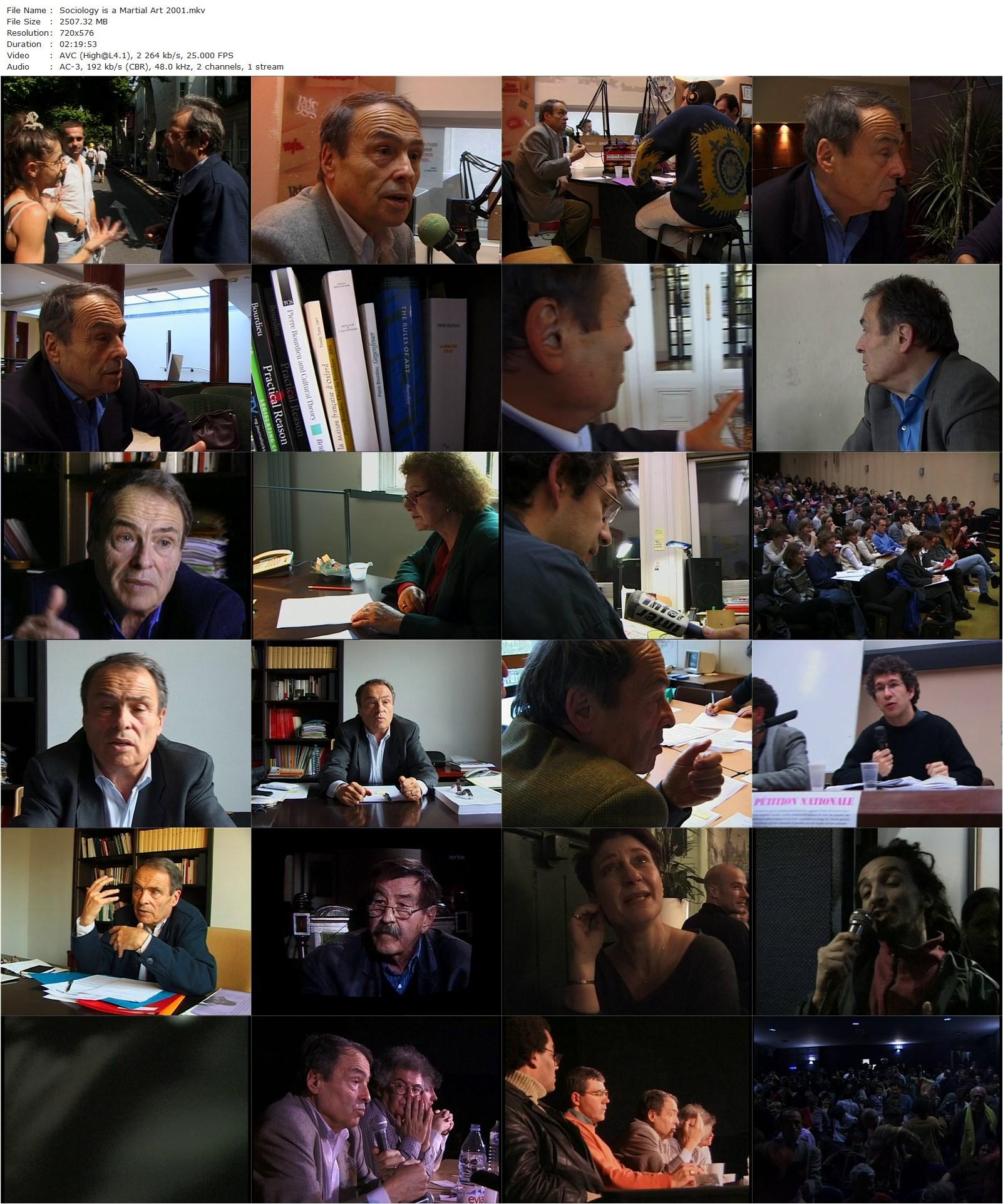 Sociology is a Martial Art AKA La sociologie est un sport de combat (2001) Pierre Bourdieu, José Bové, Pierre Carles-poster