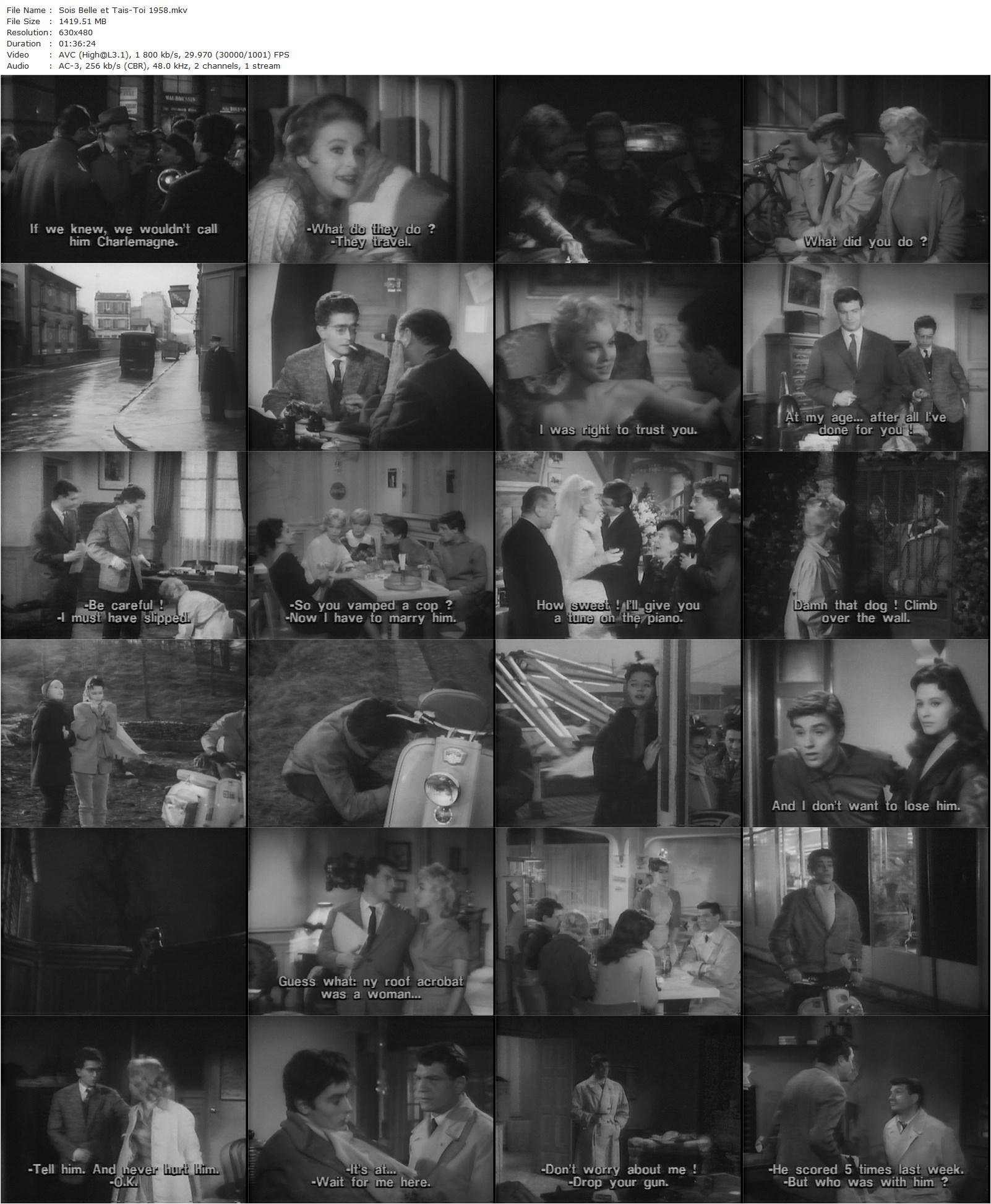 Be Beautiful But Shut Up AKA Sois belle et tais-toi (1958) Marc Allégret, Mylène Demongeot, Henri Vidal, Béatrice Altariba-poster