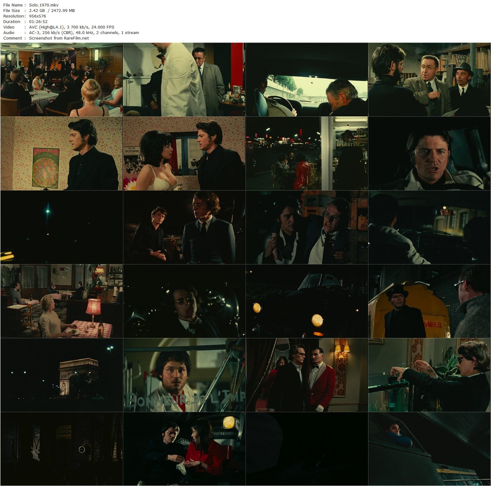 Solo (1970) Jean-Pierre Mocky, Sylvie Bréal, Anne Deleuze-poster