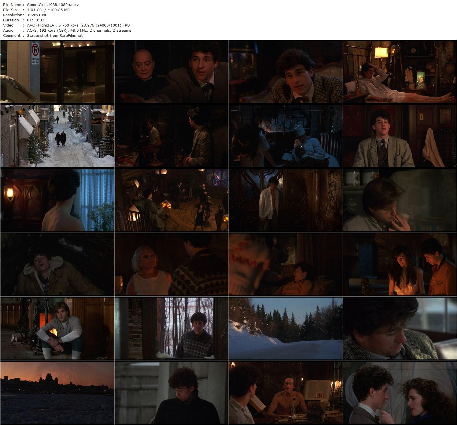 Some Girls (1988) Michael Hoffman, Patrick Dempsey-poster