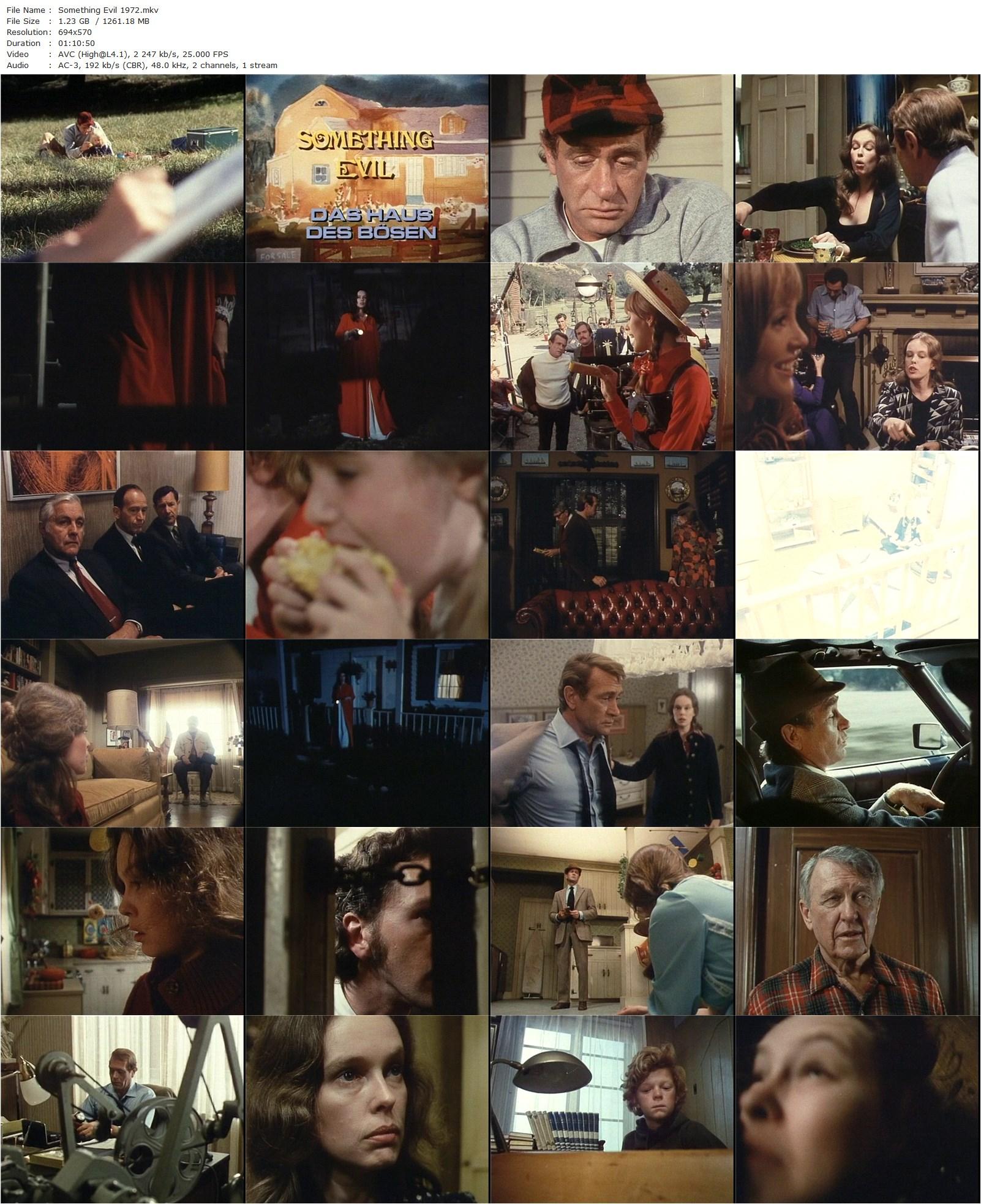 Something Evil (1972) Steven Spielberg, Darren McGavin, Sandy Dennis, Ralph Bellamy-poster