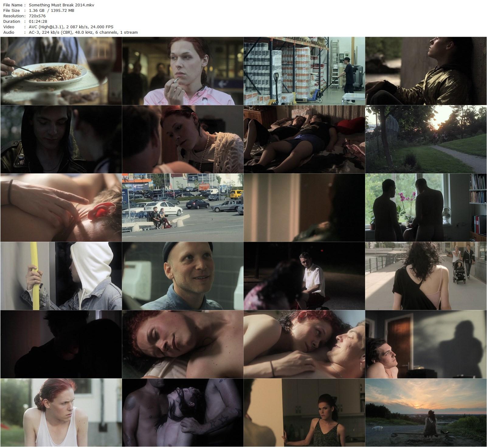 Something Must Break / Nånting måste gå sönder (2014) Ester Martin Bergsmark, Saga Becker, Iggy Malmborg, Shima Niavarani-poster