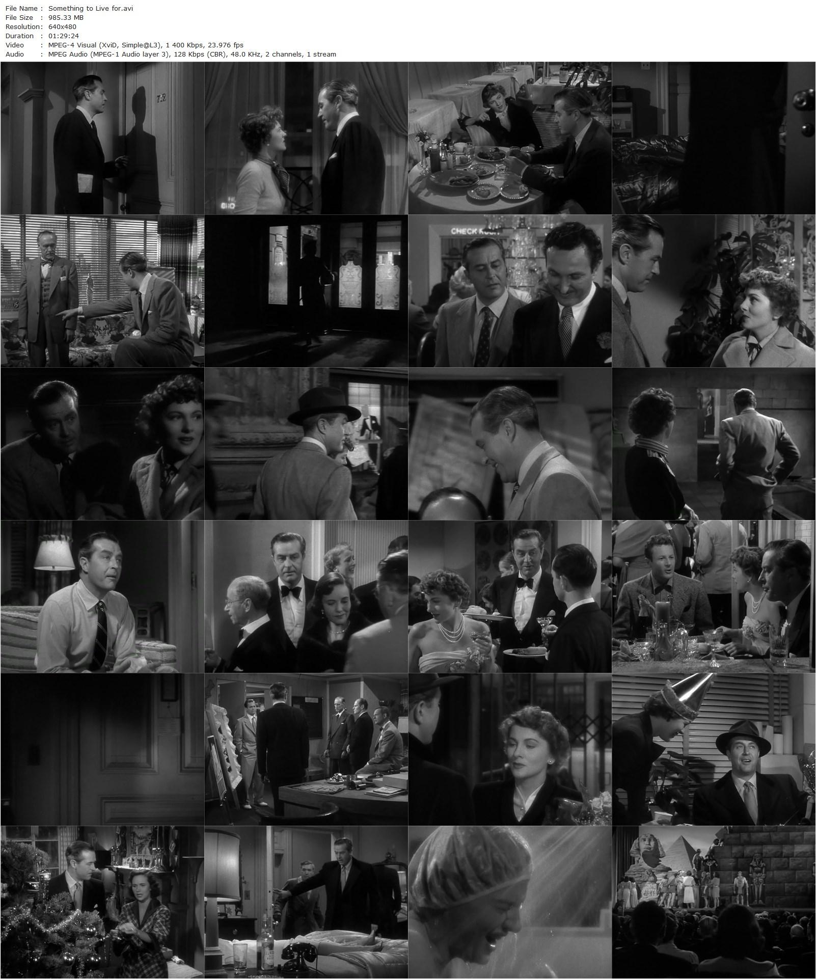 Something to Live For (1952) George Stevens, Joan Fontaine, Ray Milland, Teresa Wright-poster