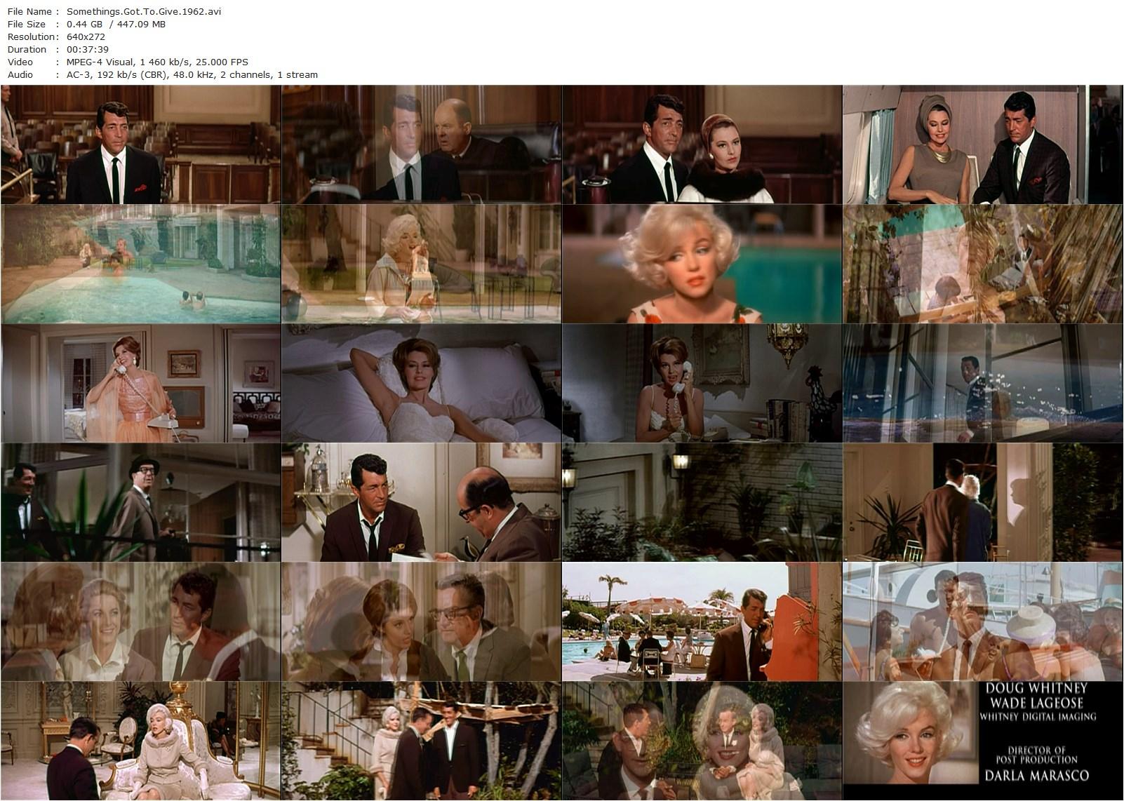 Something’s Got to Give (1962) George Cukor, Marilyn Monroe, Dean Martin, Cyd Charisse-poster