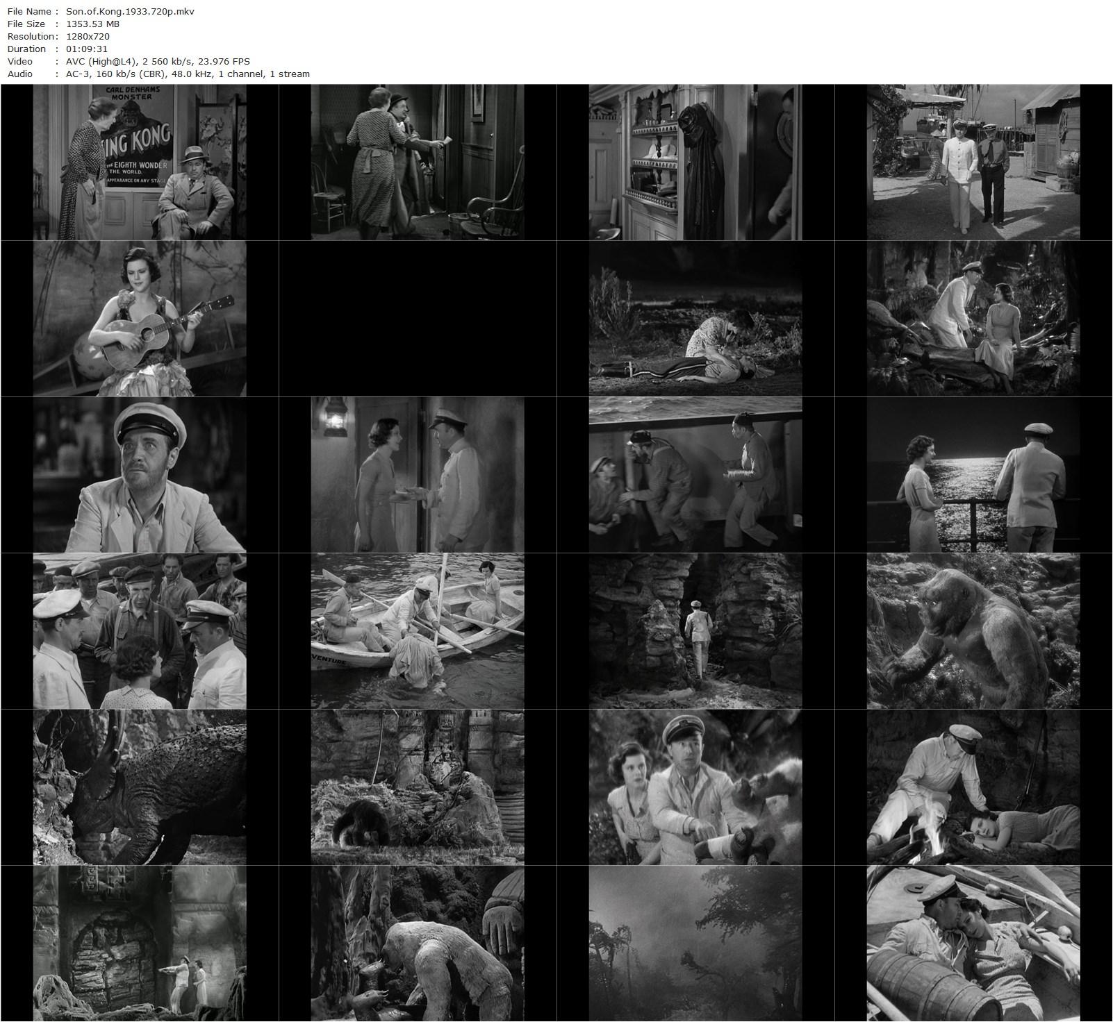 The Son of Kong (1933) Ernest B. Schoedsack, Robert Armstrong, Helen Mack, Frank Reicher-poster