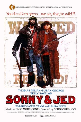 Sonny and Jed AKA La banda J. & S. – Cronaca criminale del Far West (1972) Sergio Corbucci, Tomas Milian, Susan George, Telly Savalas