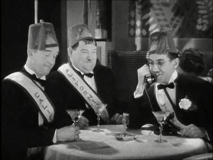 Sons of the Desert (1933) William A. Seiter, Stan Laurel, Oliver Hardy, Charley Chase, Comedy-poster