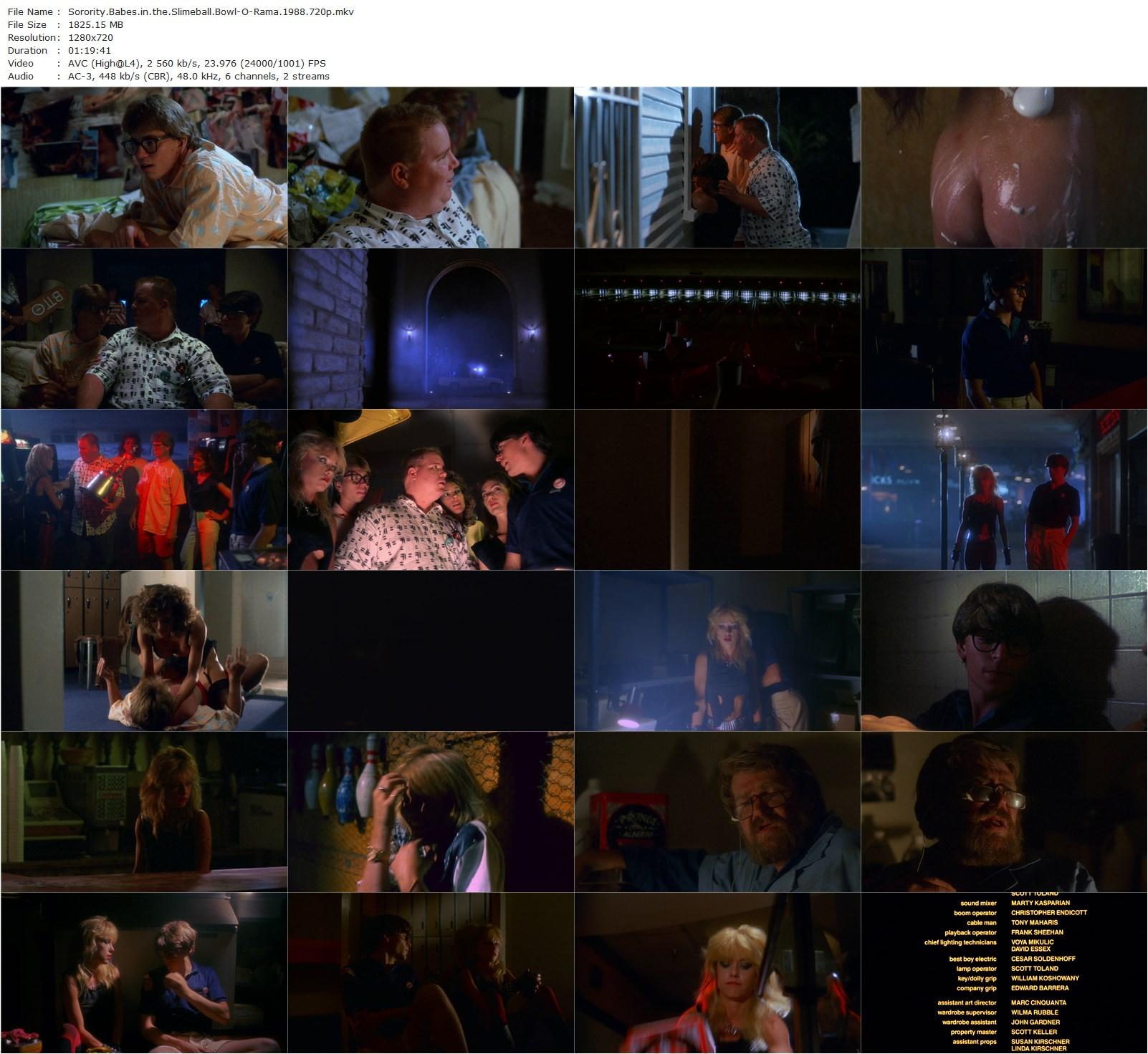 Sorority Babes in the Slimeball Bowl O Rama (1988) David DeCoteau, Andras Jones, Linnea Quigley, Robin Stille-poster