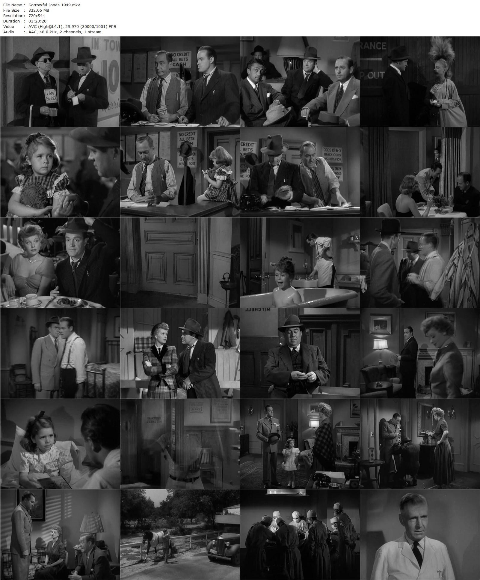 Sorrowful Jones (1949) Sidney Lanfield, Bob Hope, Lucille Ball, William Demarest-poster