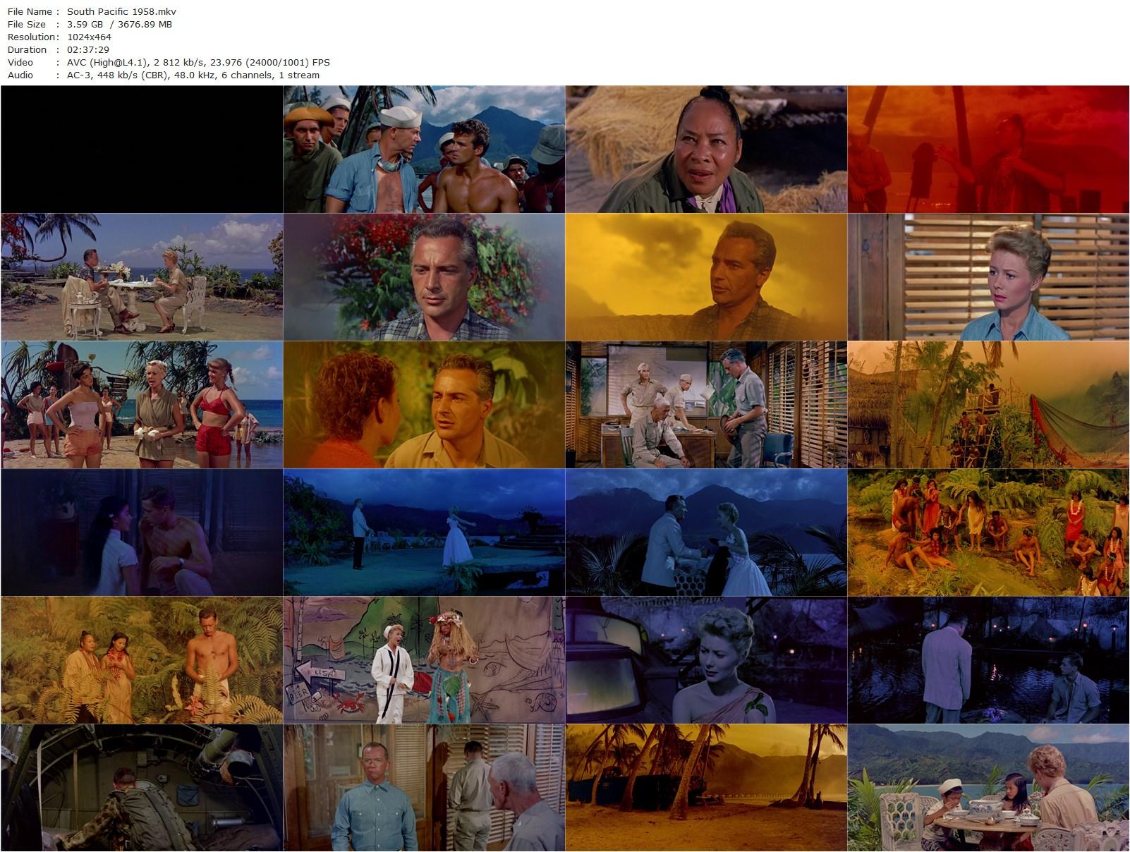 South Pacific (1958) Joshua Logan, Rossano Brazzi, Mitzi Gaynor, John Kerr-poster