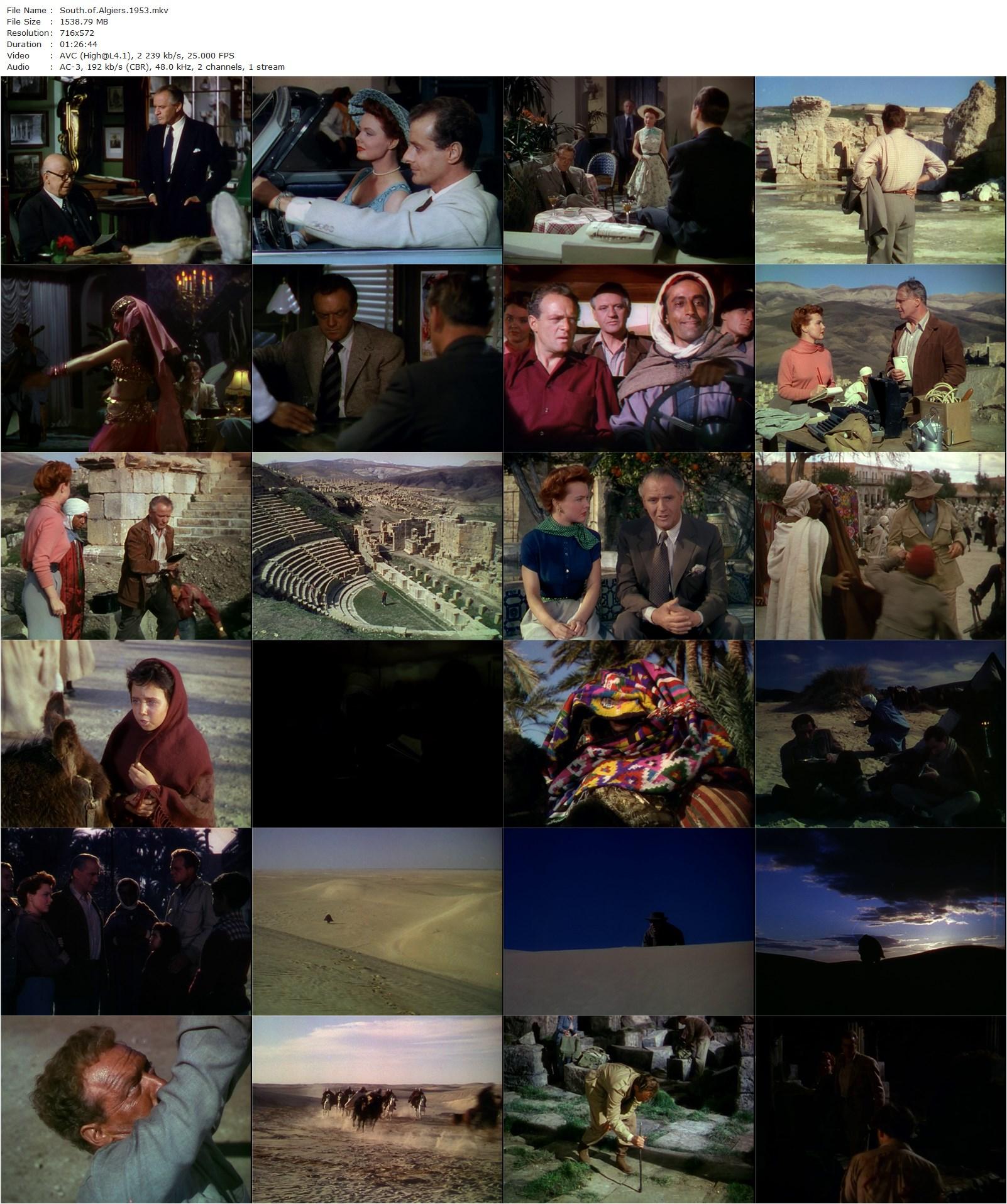 South of Algiers (1953) Jack Lee, Van Heflin, Wanda Hendrix, Eric Portman-poster