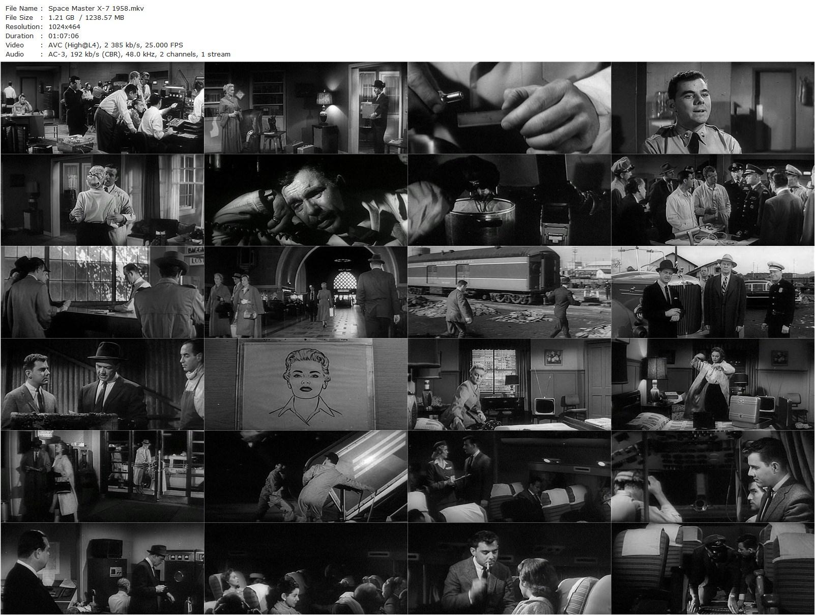 Space Master X-7 (1958) Edward Bernds, Bill Williams, Lyn Thomas, Robert Ellis-poster